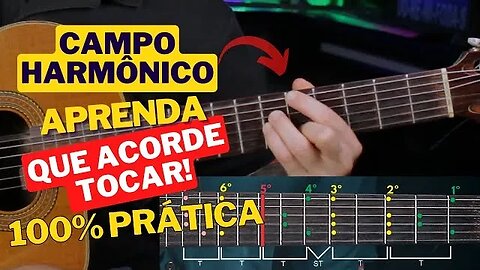 TRUQUE DOS PROFISSIONAIS - Como fazer os Acordes do Campo Harmônico de qualquer tom! Todos os níveis