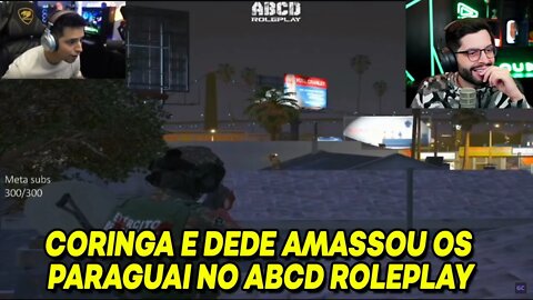 PLAYHARD REAGINDO CORINGA E DEDE AMASSOU OS PARAGUAI NO ABCD ROLEPLAY | SemZero