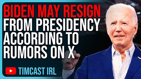 Biden May RESIGN FROM PRESIDENCY Next Week According To Rumors On X