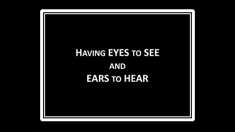 God or Jesus CANNOT Give You "The Eyes To See" (No Matter How Hard You Pray)