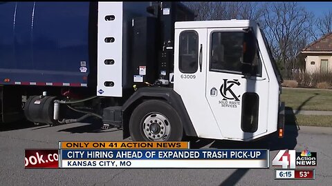 KCMO looks to hire dozens ahead of expanded trash pickup