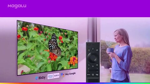 Smart TV 65” Crystal 4K Samsung 65AU7700 Wi-Fi - Bluetooth HDR Alexa Built in 3 HDMI 1 USB.