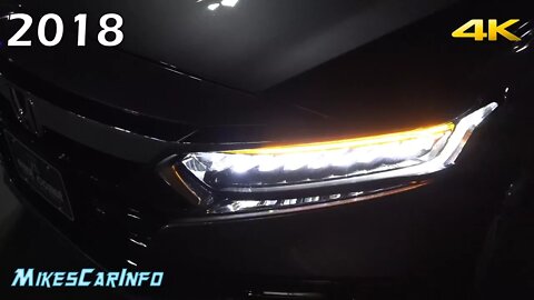 AT NIGHT: 2018 Honda Accord - Interior & Exterior Lighting Overview