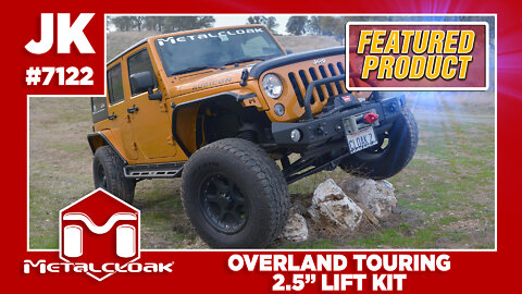 Featured Product: Overland Touring 2.5" Lift Kit for the Jeep JK Wrangler