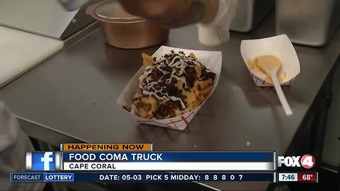 Food truck Friday: Food Coma 7:15AM