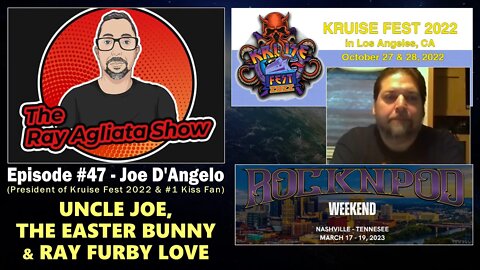 The Ray Agliata Show - Episode #47 - Joe D'Angelo - CLIP -Uncle Joe, Easter Bunny & Ray Furby Love