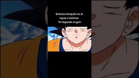 Apenas me recupero de una lesión #shorts #fitness #fitnessmotivation #gym #fitnessmeme #dbz #goku