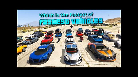 Which Is Fatest Car In Gta V ?