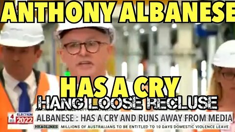 Anthony Albanese has a melt down and runs away from the media - Piss Take Parody