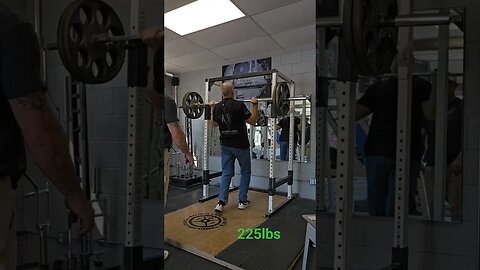 225lbs Military press, I got it!