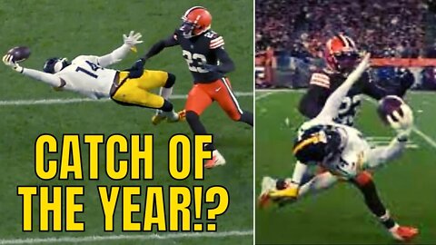 Catch Of The Year?!? | George Pickens Makes INSANE Catch For Steelers On Thursday Night Football