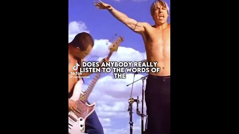 Does Anybody Really Listen To The Words Of The Red Hot Chili Peppers "CALIFORNICATION"