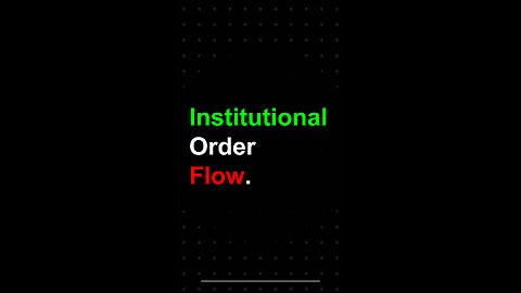 Institutional Order Flow