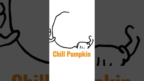 Chill Pumpkin Drawing #halloween2022 #halloween #pumpkin