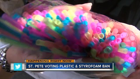 St. Pete voting on plastic and Styrofoam ban