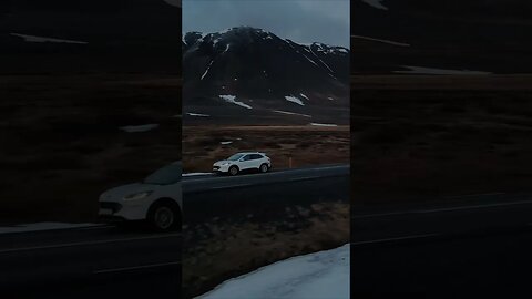 Driving through Icelandic wilderness. #travel #nature #drone #dji #cinematic