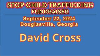 David Cross Speaks At Stop Child Trafficking Fundraiser - Sept 22, 2024