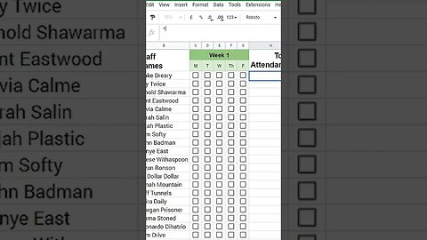 Streamline Attendance with Check Boxes