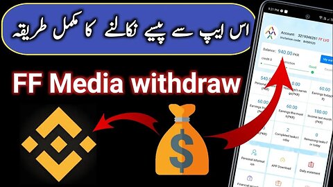 ff media earning app withdraw method | online earning apps