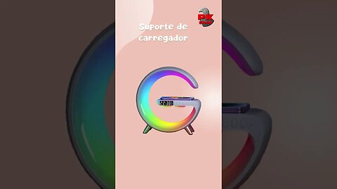 Suporte de carregador sem fio Led RGB