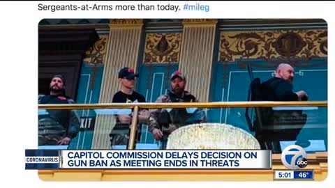 Michigan Capitol Commission delays vote on banning firearms, will form committee to study it