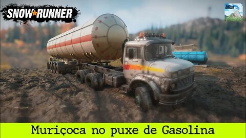 SnowRunner - Muriçoca no puxe de Gasolina | Mamute | Mod