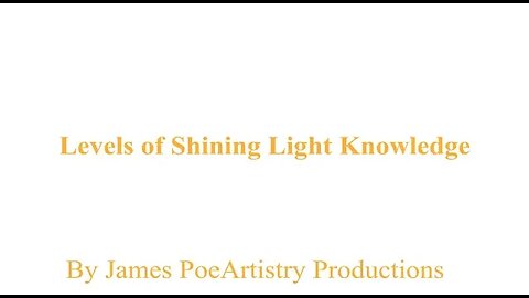 Levels of Shining Light Meditative Thoughts