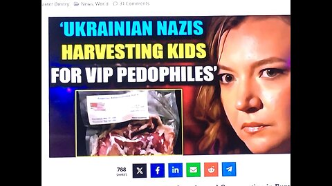 Ukrainian Nazis Adrenochrome labs. + Powered Flesh of dead babies put into drug capsules ect..