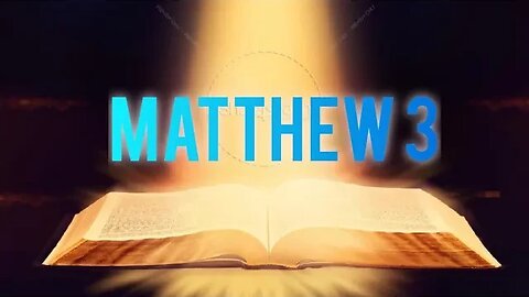 Matthew 3-NIV Bible Reading #biblereading #biblestudy #gospelofmatthew #jesuschrist #christianity