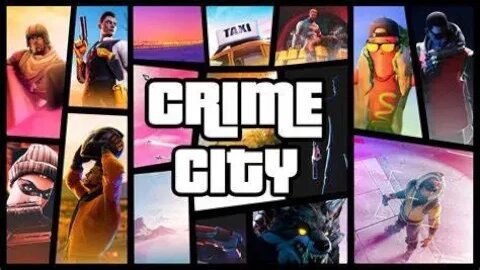 Grand Theft Auto Online, But It's Fortnite | Crime City Fortnite Gameplay - Fortnite Creative 2.0