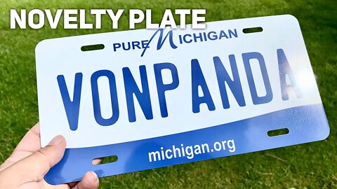 Custom Novelty License Plate Review