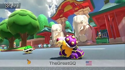 427/2023 edition of Mario Kart 8 Deluxe. Racing with TheGreatGQ