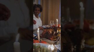 Thanksgiving 2022 | Turkey Dinner | #thanksgiving2022 #shorts #short #eating #dinner 45 Seconds #4