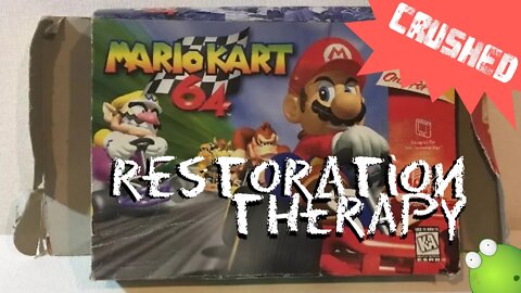 Saving a CRUSHED Mario Kart 64 Box