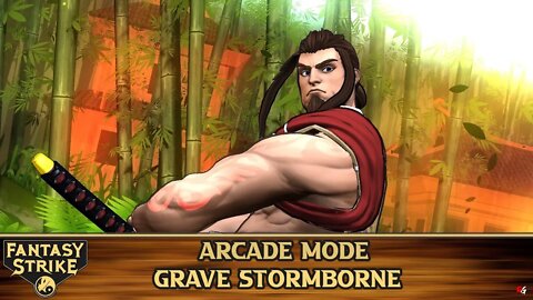 Fantasy Strike: Arcade Mode - Grave Stormborne