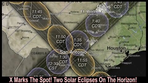 X Marks The Spot! Two Solar Eclipses On The Horizon!