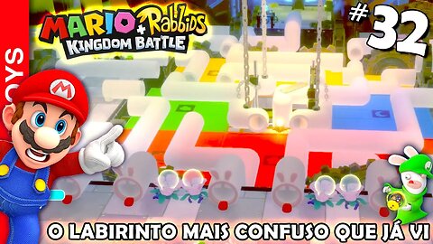 Mario + Rabbids Kingdom Battle #30 - O Labirinto MAIS CONFUSO que achei no jogo! Veja como resolver!