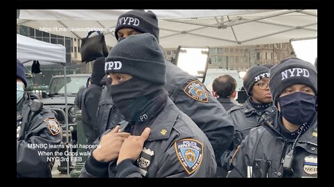 MEDIA learn about being hijacked when the cops walk away NYC 3rd FEB