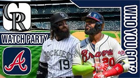 Colorado Rockies vs Atlanta Braves | Live Play by Play & Reaction Stream 3D Sim | MLB 2024 Gm 140