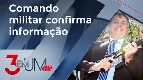 Jair Bolsonaro deixa nove armas sob guarda do Exército antes de partida para os EUA