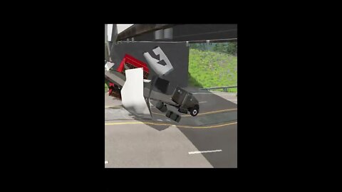 |MiniBeamNG/ Trucks vs Bridges #04 BeamNG.Drive #Shorts