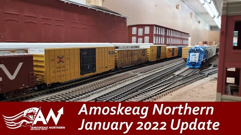 Amoskeag Northern January 2022 Layout Update