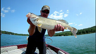 Beltzville Lake Trip # 2 - Big Walleye