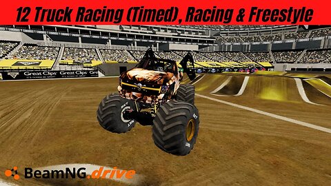 Monster Jam Allegiant Stadium Week Part 1| Monster Tour BeamNG.Drive Monster Jam #monsterjam