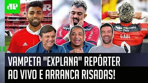 "Quem te FALOU isso do Gabigol foi o..." Vampeta ARRANCA RISADAS ao "EXPLANAR" Pilhado AO VIVO!