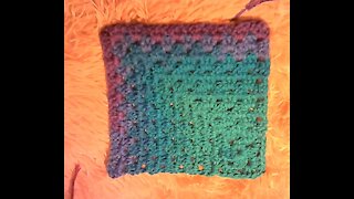 Stripped Granny Square