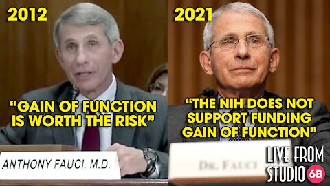 BOMBSHELL! Fauci Supported Gain of Function in 2012!!