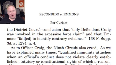 How far can the police go? Exploring violence and qualified immunity in Escondido v. Emmons