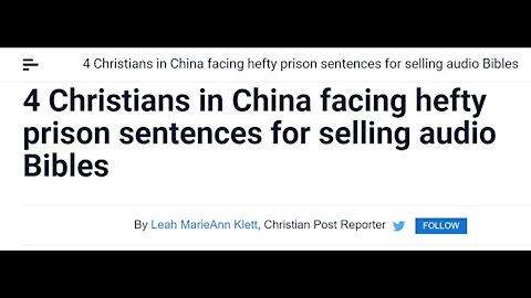 Atheist China Sentences Christians To 4 Years In Prison For Selling Audio Bibles