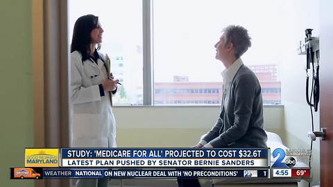 Study: 'Medicare for all' projected to cost $32.6 trillion